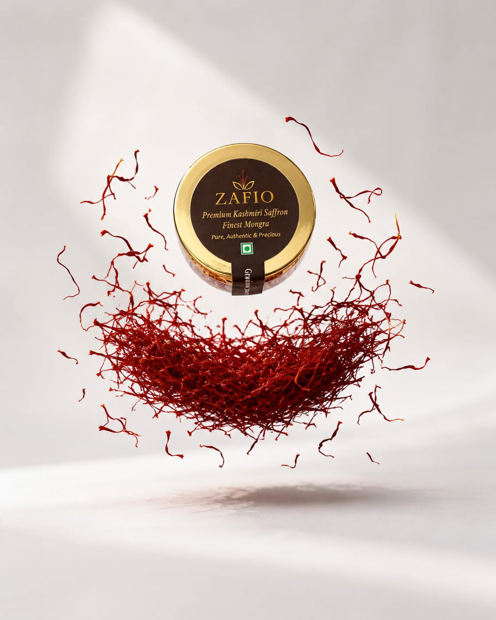 Kashmiri Mongra Saffron | 100% Pure Kesar | GI-Tagged, ISO 3632 tested | Category I | 2gm
